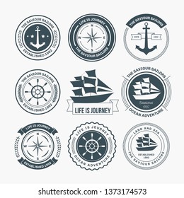 NAUTICAL BADGES DESIGN