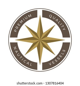 Nautical Badges Label
