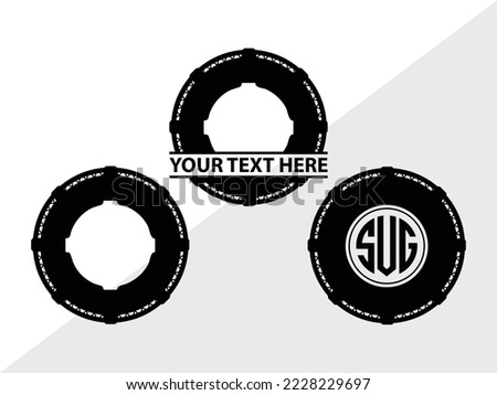 Nautical Buoy Monogram Printable Vector Illustration
