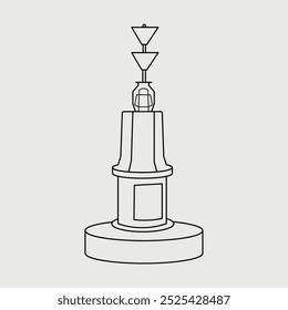 Nautical Buoy Printable Vector Design