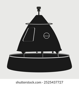 Design de vetor imprimível de boia náutica