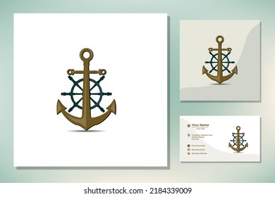 Nautical concept set of objects vector illustration