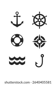 Nautical decoration vector stock illustration