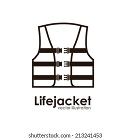 Nautical design over white background,vector illustration