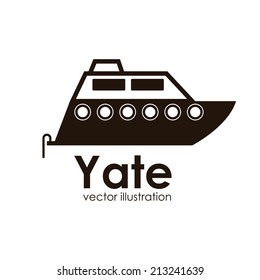 Nautical design over white background,vector illustration