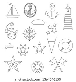 nautical digital stamps