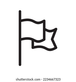 nautical flags icon or logo isolated sign symbol vector illustration - high quality black style vector icons