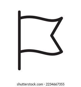 nautical flags icon or logo isolated sign symbol vector illustration - high quality black style vector icons