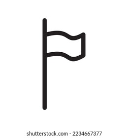 nautical flags icon or logo isolated sign symbol vector illustration - high quality black style vector icons