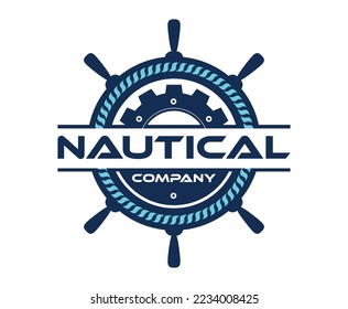 Nautical Gear Business Logo Design Template