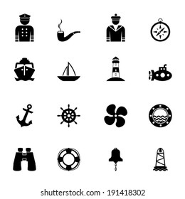 Nautical icon collection