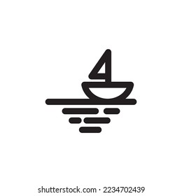 nautical icon or logo isolated sign symbol vector illustration - high quality black style vector icons