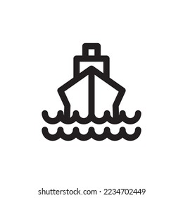 nautical icon or logo isolated sign symbol vector illustration - high quality black style vector icons