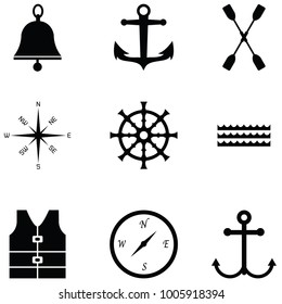 nautical icon set