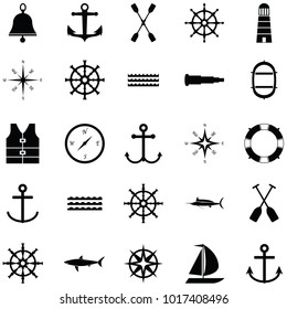 nautical icon set