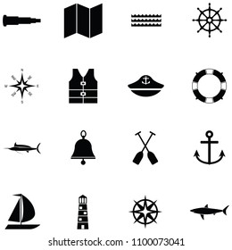 nautical icon set