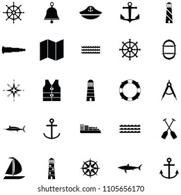 nautical icon set