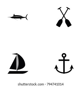 nautical icon set