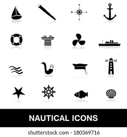 nautical icons eps10