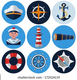 Nautical Icons set