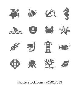 Nautical Icons set