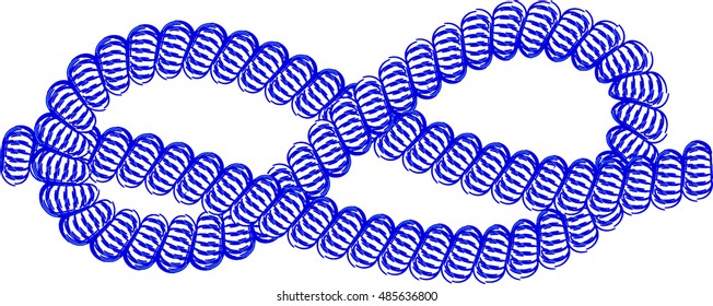 Nautical Knot from a ship rope