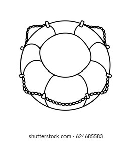 Nautical life ring