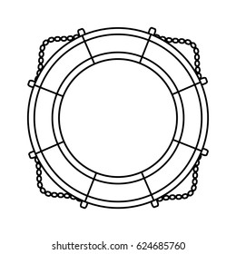 Nautical life ring