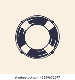 Nautical lifebuoy emblems for t-shirt, banner, poster design. Lifebuoy icon team. Trendy Hipster design. Marine labels templates. 