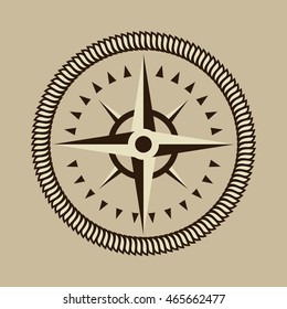 Nautical logo design template