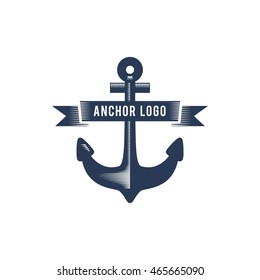 Nautical logo design template