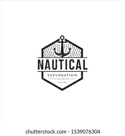 Nautical Logos, Badges And Labels Cliparts, Vectors, And Stock Illustration . Vintage Nautical Logo