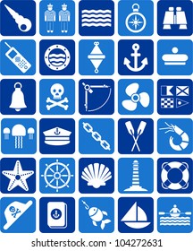 Nautical and marine icons