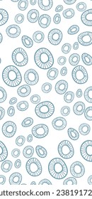 nautical meadow doodle Scandinavian contemporary seamless pattern design fabric printing monochrome stylish modern textured