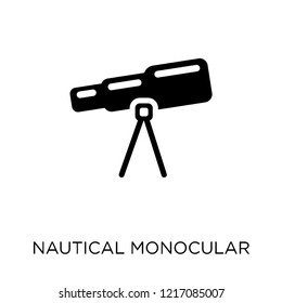 Nautical Monocular icon. Nautical Monocular symbol design from Nautical collection. Simple element vector illustration on white background.