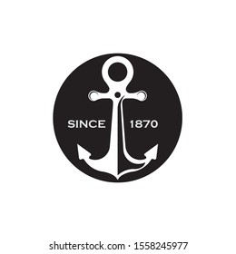 nautical navy cruise vector logo design
