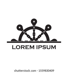 Nautical Navy Cruise vector logo design, Icon , Symbol illustration
