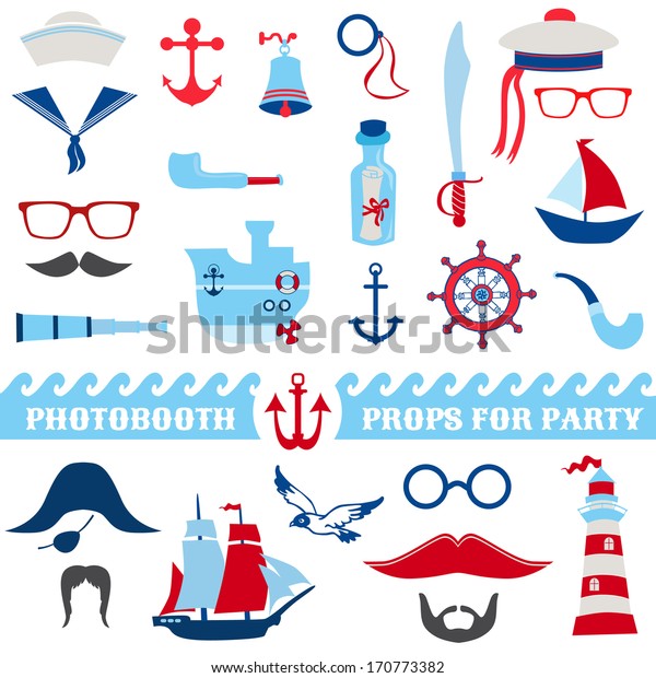 nautical party photo booth props