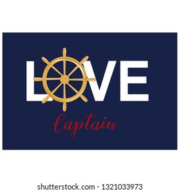 nautical rope design love heart love golden