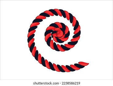 nautical rope design vector hand drawn