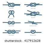 Nautical rope knots