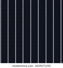 Nautical Rope Stripe Pattern on Dark Background