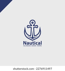 nautical sailor logo,navy marine logo simple design