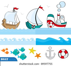 nautical scrapbook set