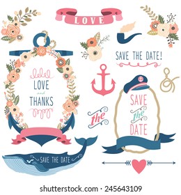 Nautical Sea Wedding Elements