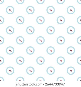 Nautical seamless background. Marine sea patterns. Set blue print with sailboat, anchor, waves, polka dot, zigzag. Childish texture for baby shower, scrapbooking. Geometric design. Vector illustration