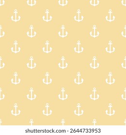 Nautical seamless background. Marine sea patterns. Set blue print with sailboat, anchor, waves, polka dot, zigzag. Childish texture for baby shower, scrapbooking. Geometric design. Vector illustration