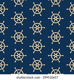 Nautical seamless pattern