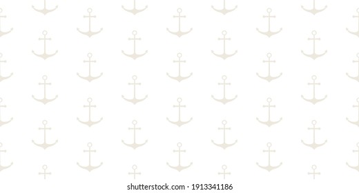 Nautical seamless pattern with ship wheels and anchors. Vector illustration