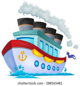 Nautical ship theme image 1 - eps10 vector illustration.